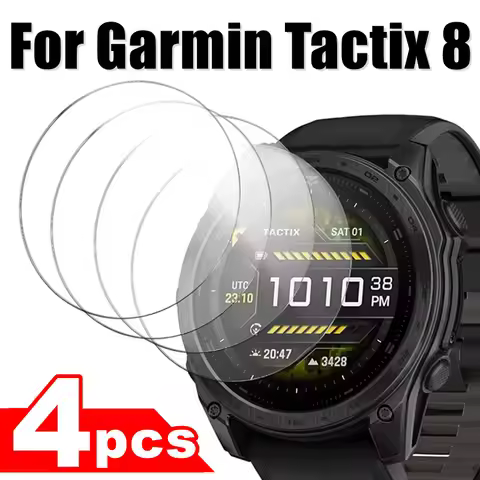 1/2/4Pcs Tempered Glass Screen Protector For Garmin Tactix 8 47MM 51MM Anti-scratch HD Clear Protect