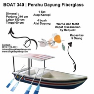 Discount Boat 340 - Perahu Dayung Fiberglass, Perahu Fiber, Perahu