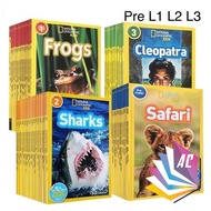 National Geographic Kids -( Pre reader, Level 1, Level 2, Level 3) ISBN : 9781426327841
