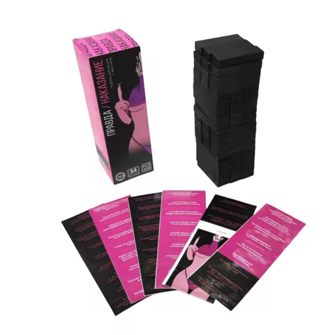 《 Black interactive desktop game tower 》 falling tower truth card game Holiday Gift