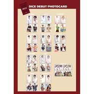 DICE debut photocard