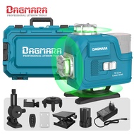 DAGMARA 16-Line Laser Level | Compatible with 16.8V Tool Batteries (Kit Includes 1 Battery)