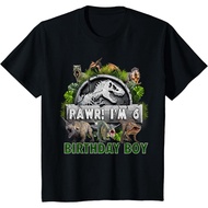 Kids 6 Year Old Shirt 6th Birthday Boy T Rex Dinosaur T-Shirt