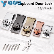 YVE Keyed Hasp Lock Home Security Cupboard Punch-free Burglarproof Cabinet