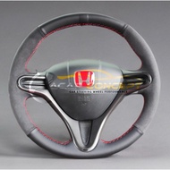 [Alcantara Series] Honda Civic FD Steering | Cover Steering Jahit Sendiri | Custom Fit