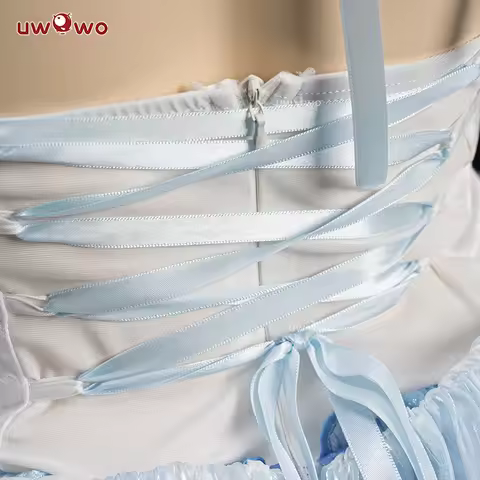 IN STOCK UWOWO Ayaka Cosplay Game Genshin Impact Fanart Ayaka Frost Waltz Cosplay Costume Halloween 