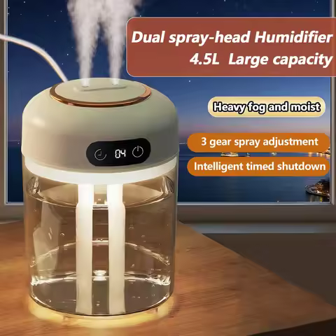 4.5L Large Capacity Home Humidifier Aroma Diffuser Suitable for Bedrooms Offices and AirConditioned 