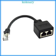 KOK Splitter Cable RJ45 Adapter Cord Networks Internet Splitter Extension Line