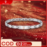 Maserati Jewels 22cm Mens Steel กำไลข้อมือ JM121ATK12