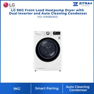 LG 9KG Front Load Heatpump Dryer with Dual Inverter and Auto Cleaning Condenser VD-H9066WS | Quick D