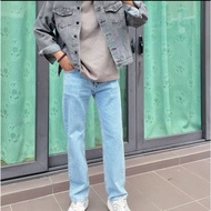 D002 MEN LOOSE JEANS FASHION STYLE TRENDY