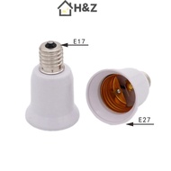 H&Z E17 Lamp Socket E17 to E27 LED Halogen CFL Light Bulb Lamp Adapter