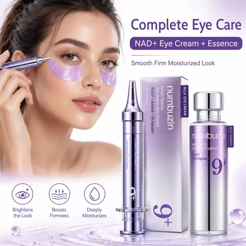 NAD Plus Eye Cream Serum Liquid Ultrasonic Essence Hydrating Firming Lightweight Eye Care for Fine L
