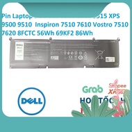 ️ Battery Dell G15 5510 5511 5515 XPS 9500 9510 Inspiron 7510 7610 Vostro 7510 7620 8FCTC 56Wh 69KF2