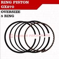 MESIN GX270 piston ring set OVERSIZE piston ring 0.50 9HP Drive Engine