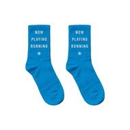 HLWN Running Unisex Socks Blue - Sadrah Running Socks Sport Socks