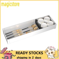 Magicstore Long Drawer Divider Organizer  Kitchen Open Type Sturdy Aluminum for Cutlery