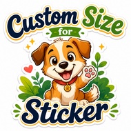 STICKER CUSTOMS SIZE