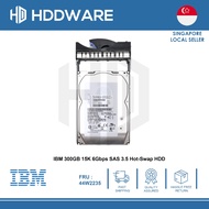 IBM 300GB 15K 6Gbps SAS 3.5 Hot-Swap HDD // 44W2234 // 44W2235 // 44W2238