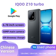 iQOO Z10 Turbo（5G）Smartphone Unlocked 256GB All Colours Good Condition Original Used Phone