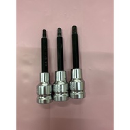 KERETA/MOTOR PANJANG BENTUK HEXAGON ALLEN KEY DENGAN SOKET/ADAPTER SPANNER REPAIR TOOLS SCREW H4 H5 