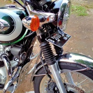 KAWASAKI Nopol Bracket W800kawasaki Under Foglamp