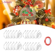 [brand new] Clearance sale DIY Clear Christmas Baubles Acrylic Round Baubles Craft Xams Tree Decorat