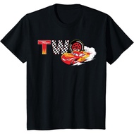 Pixar's Cars Numbers 2 Second 2nd Birthday Party 100% Cotton Unisex Printed T-Shirt Fashion Cool Cas