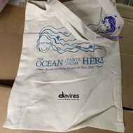 {BK} Eco CANVAS shoulder bag (environmental protection) CANVAS Davines BK BK