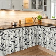 Kitchen Under-Door Curtain UK 75x90cm free rope New Motif | KITCHEN CURTAINS