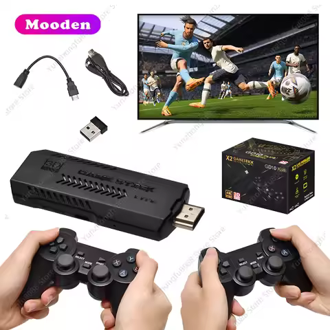 L GD10 Plus Game Stick 4k Black Box X2 Game Console 4k High Definition Retro Video Game Console GD10