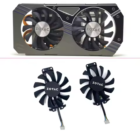 Cooling Fan 75MM 4PIN GA81S2U DC 12V 0.38A GTX950 960 GPU FAN For Zotac GTX 950 960 GTX 1060 ddr5 gr