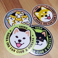 倉屋原創 柴犬反射車貼/行李箱/不干膠貼