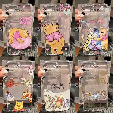 Lovely W-Winnie the P-Pooh Phone Case For Samsung Galaxy S26 S25 S24 S23 S22 S21 S20 FE Note20 Note1