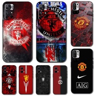 【D-14】Manchester United FC for Redmi Note 7 8 9 10 4G Pro Max 8T 9S 9T TPU soft silicone shockproof 