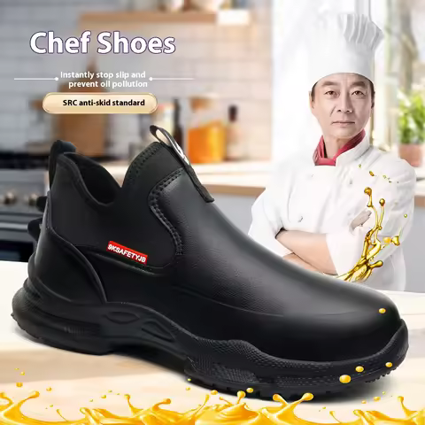 Shevalues Men Eva Clogs Men Chef Shoes Non-slip Kitchen Shoes Work Shoes Oil-proof Waterproof and We