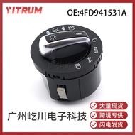 4FD941531A Suitable for Audi A6 S6 C6Car Headlight Adjustment Switch Front Light Knob Combination Sw