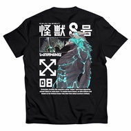 KATUN ANIME T-Shirt Kaiju No.8 Kafka Hibino 01KN8 Anime Shirt 24s Cotton - Anime T-Shirt - Anime T-S
