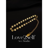 Love2Self S051 Hypoallergenic Stainless Steel Flower Bracelet for Women Non Tarnish Gold Bracelets