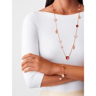 Original 18K gold necklace Van Keyabao 18K Gold necklace Lucky Spring series 18K rose gold white mot