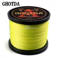 Fishing line 4 lines 1000 meters PE ghotda fishing line knitting saltwater, very powerful.