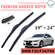 BMW 3 Series F30 / F31 / F34 / F80 (2012-2019) PREMIUM RUBBER WIPER BLADE WINDSCREEN WIPER