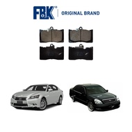 FBK Disc Brake Pad Front - Mark-X GRX133 Lexus GS300  GS300h GS350 IS200t UCF30