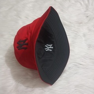 G-331 NY Black Red Bucket Hat