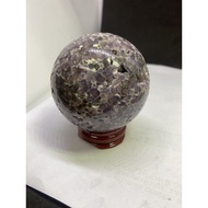 D1237 Natural Gem Raw Ore/Purple Grape Stone Ore Ball/Free Ball Seat Weight: 258g Size Approximately