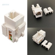 【3C】 2Pcs CAT6  Module Information Socket RJ45 8P8C Connector Adapter Keystone Jack Standard