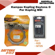 Kampas Kopling Daytona + Per Kopling MSL R25 MT25