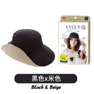JAPAN UVCUT Ladies UV heat shield foldable cool sunshade hat UV cut rate 99%