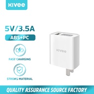 KIVEE หัวชาร์จ Fast Charger QC3.0 18W หัวชาร์จเร็ว หัวชาร์ทไฟ สมาร์ทชาร์จสำหรับ USB พอร์ตชาร์จไว ที่