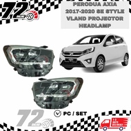 Perodua Axia 2017 - 2020 SE Style Projector Headlamp PC/SET